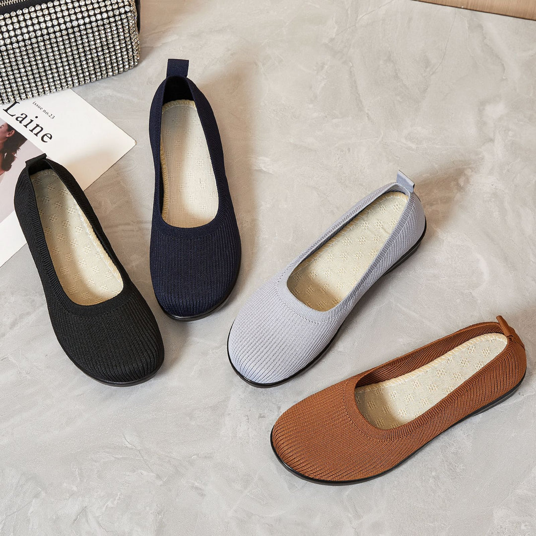 Damen Komfortable Ballerinas mit flexibler Sohle R&B