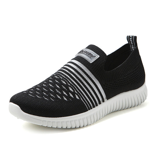 Damen Sportliche Slip-On Sneakers mit atmungsaktivem Obermaterial R&B