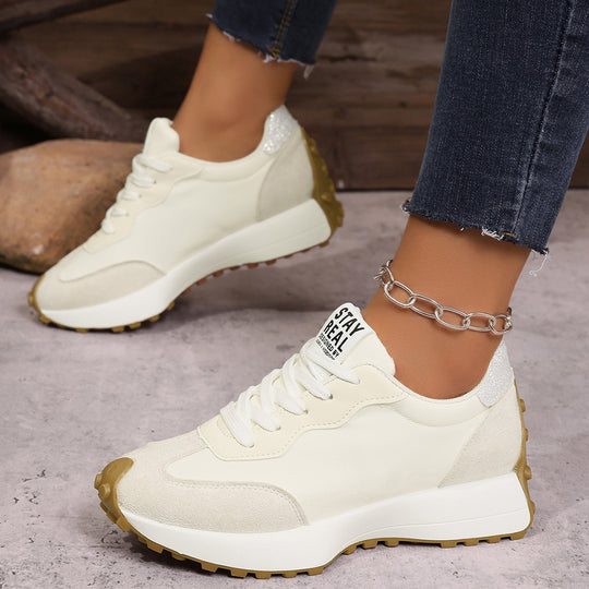 Damen Sportliche Sneaker mit atmungsaktiver Obermaterialstruktur und gedämpfter Sohle R&B