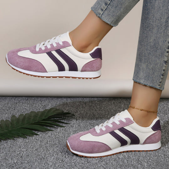 Damen Retro-Laufschuhe mit eleganten Akzenten und komfortabler Dämpfung R&B