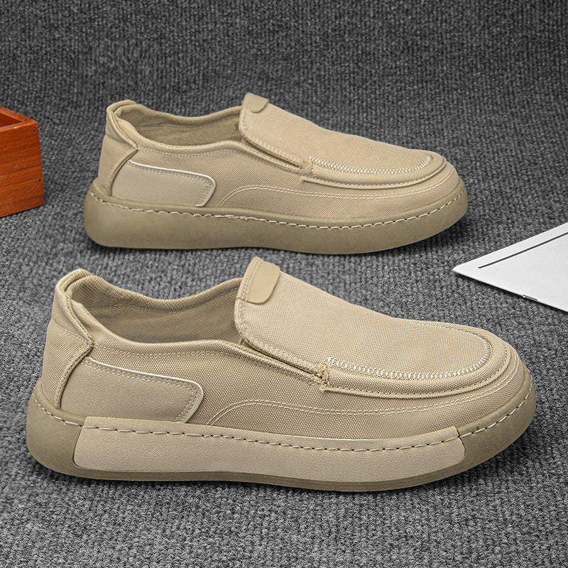 Damen Modische Slip-On Sneakers mit elastischem GewR&Be R&B