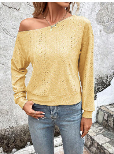 Damen Komfortables und stilvolles asymmetrisches Sweatshirt R&B