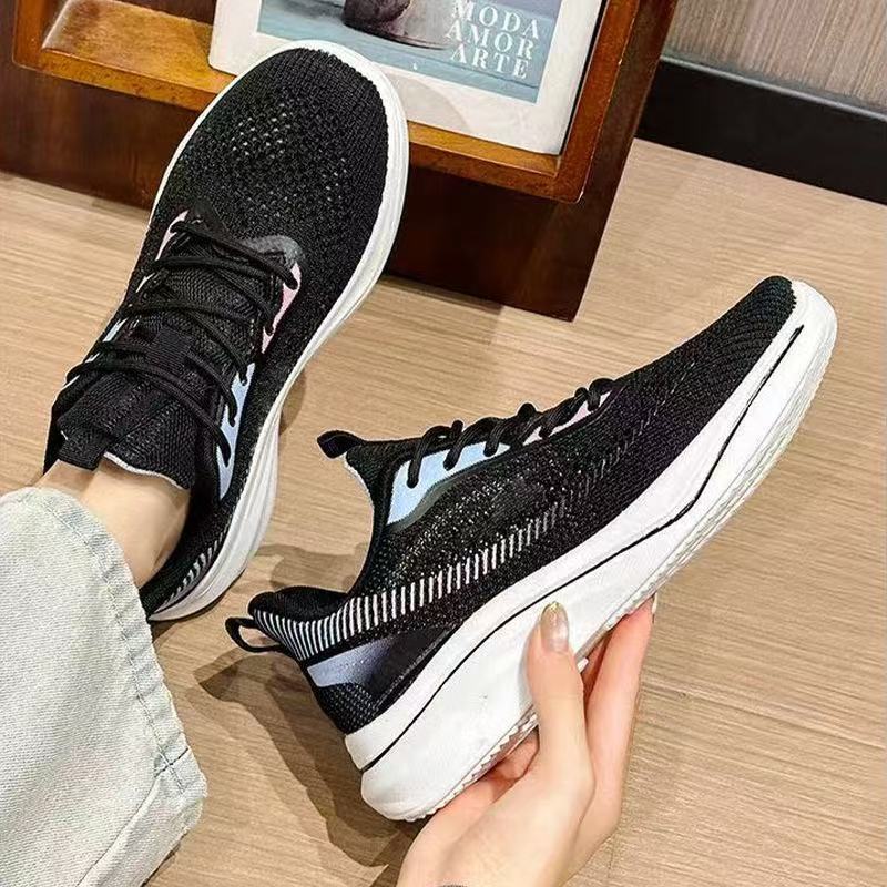 Damen Atmungsaktive Freizeit Sneakers mit stoßdämpfendem Obermaterial R&B