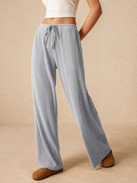 Damen weite und bequeme Loungehose aus Rippstoff R&B