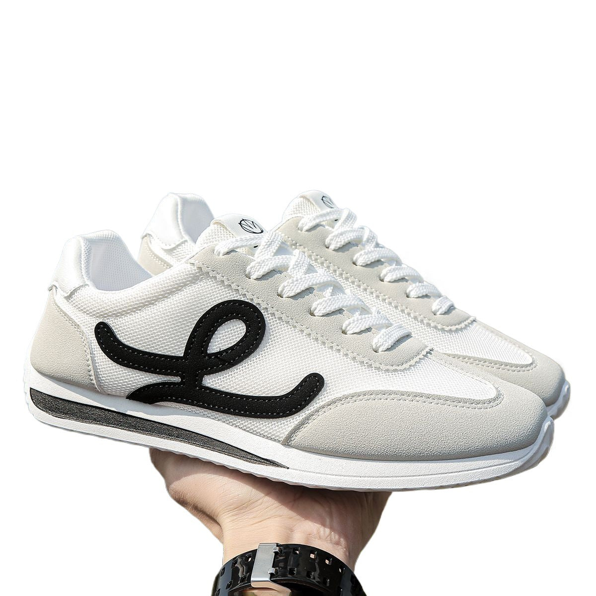 Damen Sportliche Freizeitsneaker mit atmungsaktiver Mesh-Oberfläche und dämpfendem Komfort R&B