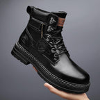 Damen robuste Stiefel mit modischen Details und rutschfester Sohle