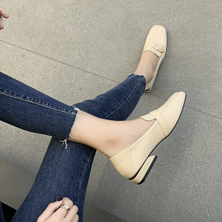 Damen elegante Loafers mit modischem Zierschmuck R&B