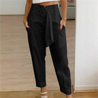 Damen Modische Culotte mit eleganter Schleifenoption R&B