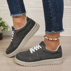 Damen Bequeme und trendige Sneakers mit strapazierfähigem Obermaterial und dämpfender Sohle R&B