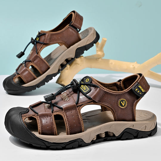Damen Sportliche Sandalen mit ergonomischem Fußbett und rutschfester Sohle R&B