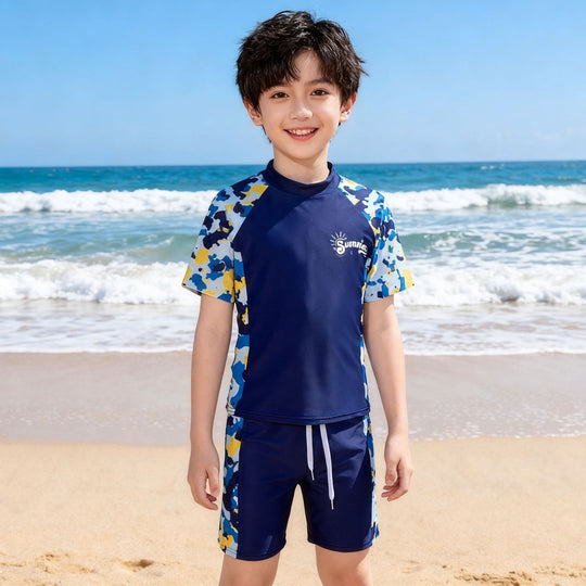 Jungen UV-Schutz Schwimmanzug R&B