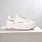 Damen Sportliche Plateau-Sneaker mit bequemer Dämpfung