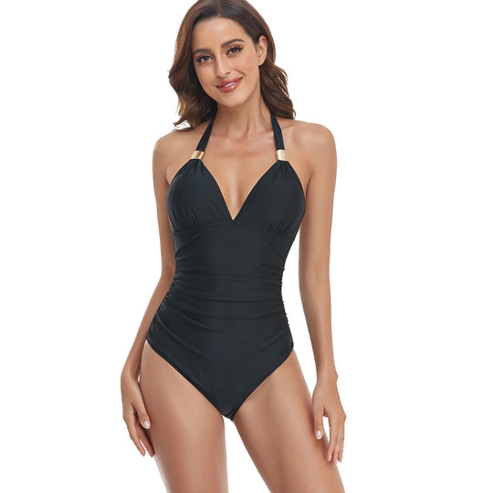 Damen Eleganter Hochgeschnittener Badeanzug R&B