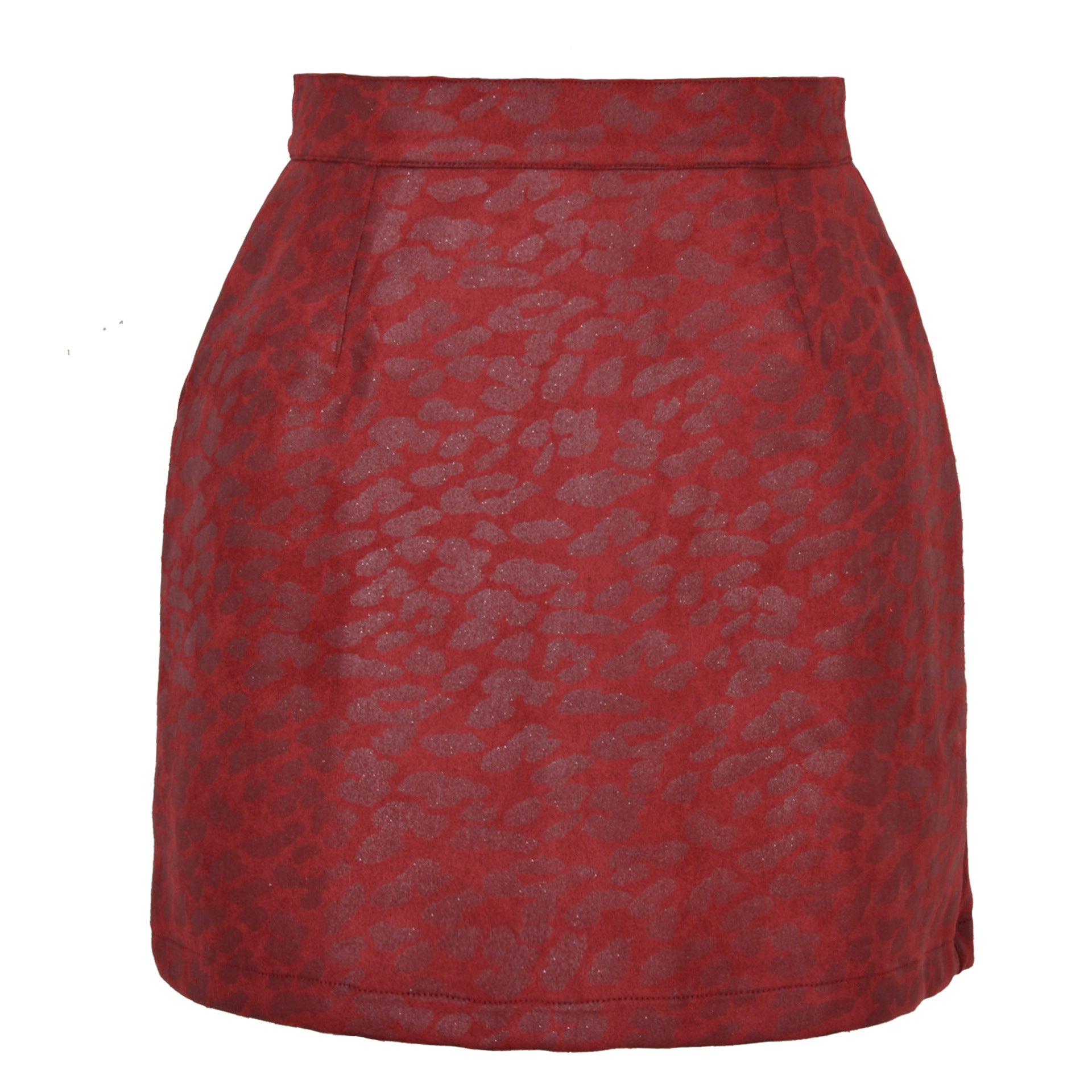 Damen modischer Minirrock mit elegantem Animal-Print und hochwertiger Verarbeitung R&B
