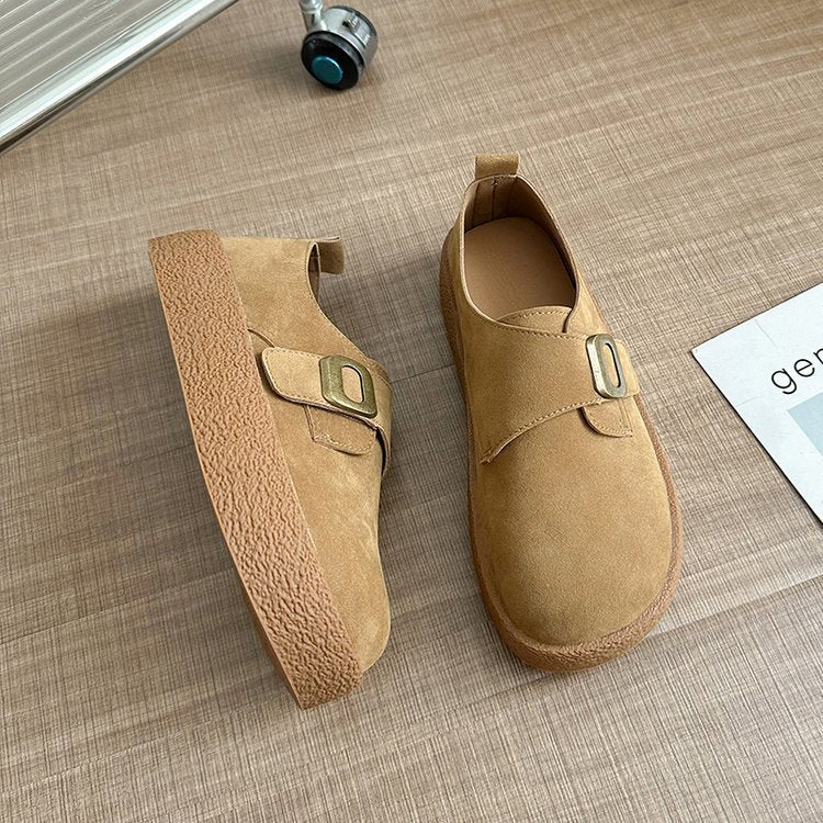 Damen modische Slip-On Clogs mit verstellbarem Schnallenverschluss und bequemer Sohle R&B