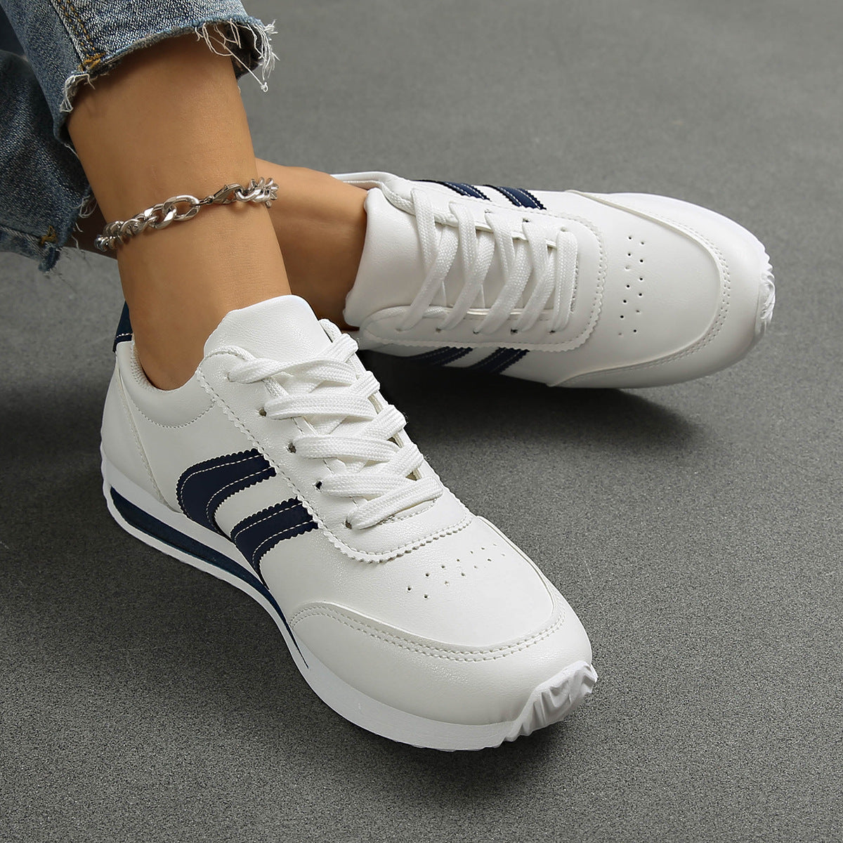 Damen Sportliche Freizeitsneaker mit atmungsaktivem Obermaterial R&B