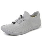 Unisex nan schlanker Strick-Schlupftrainer mit Zugstopper-Schnürung und ultraflexibler Minimalsohle R&B