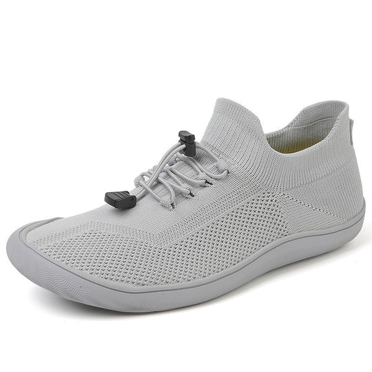 Unisex nan schlanker Strick-Schlupftrainer mit Zugstopper-Schnürung und ultraflexibler Minimalsohle R&B