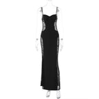 Damen Elegantes Spitzenkleid mit geschmeidiger Passform und verführerischem Design R&B