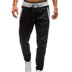 Herren Sportliche Jogginghose mit eingearbeiteten Seitentaschen und verstellbarem Kordelzug R&B