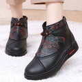 Damen Elegante Ankle Boots mit floralem Muster und komfortablem Schnürverschluss R&B