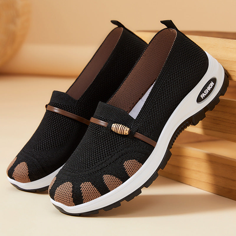 Damen Sportliche Slip-On Schuhe mit flexibler Sohle R&B
