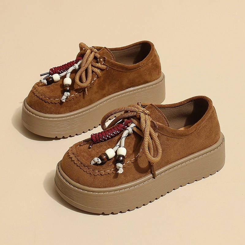 Damen Chunky Clogs mit dekorativen Schnürsenkeln R&B