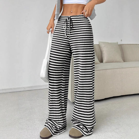 Damen luftige Komfort-Hose mit elastischem Bund und Taschen R&B