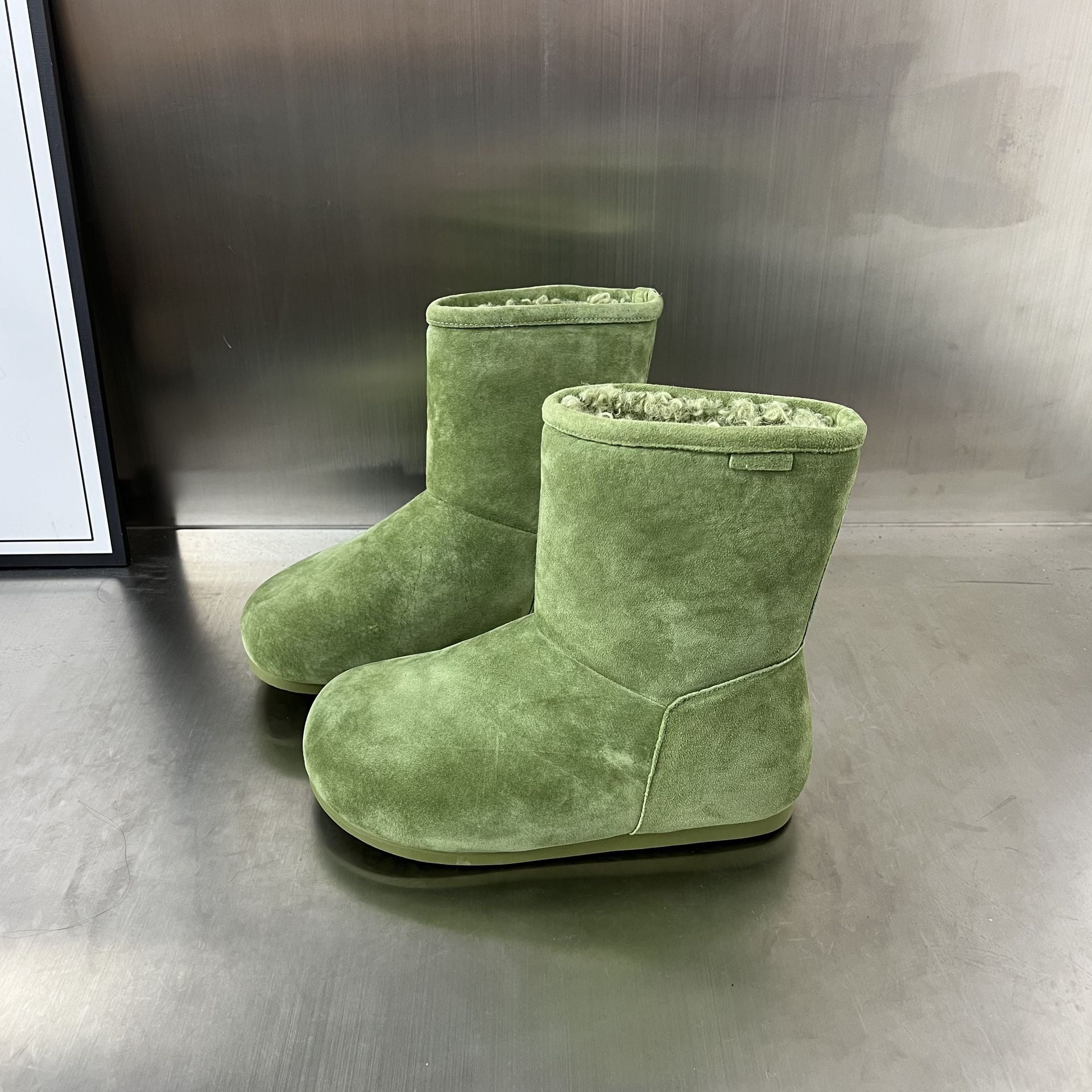 Damen Gemütliche Winterstiefel mit weichem Fleecefutter und rutschfester Sohle R&B