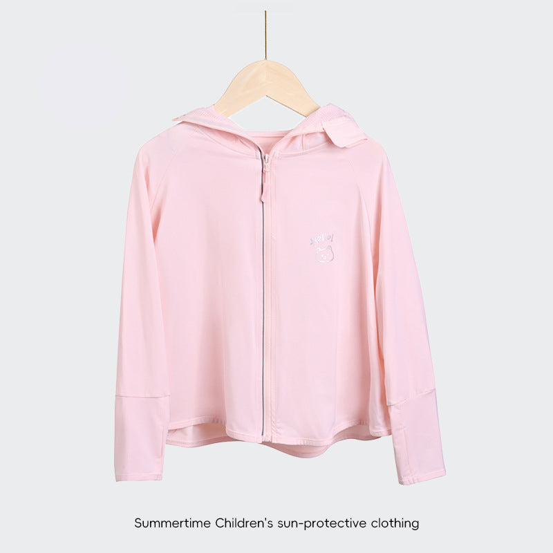 Damen UV-Schutzjacke mit Kapuze und weichem Material R&B