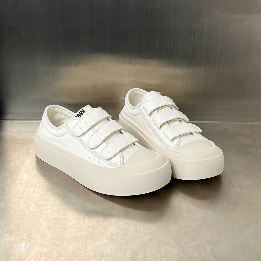 Damen Plateau-Sneaker mit verstellbarem Klettverschluss und innovativer Sohlenkonstruktion R&B