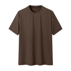 Unisex nan geripptes weit geschnittenes T-Shirt aus Baumwollmix R&B