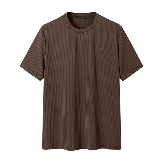 Unisex nan geripptes weit geschnittenes T-Shirt aus Baumwollmix R&B
