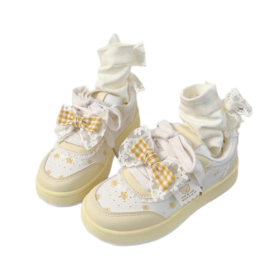 Damen modische Sneaker mit süßem Sockeneffekt R&B