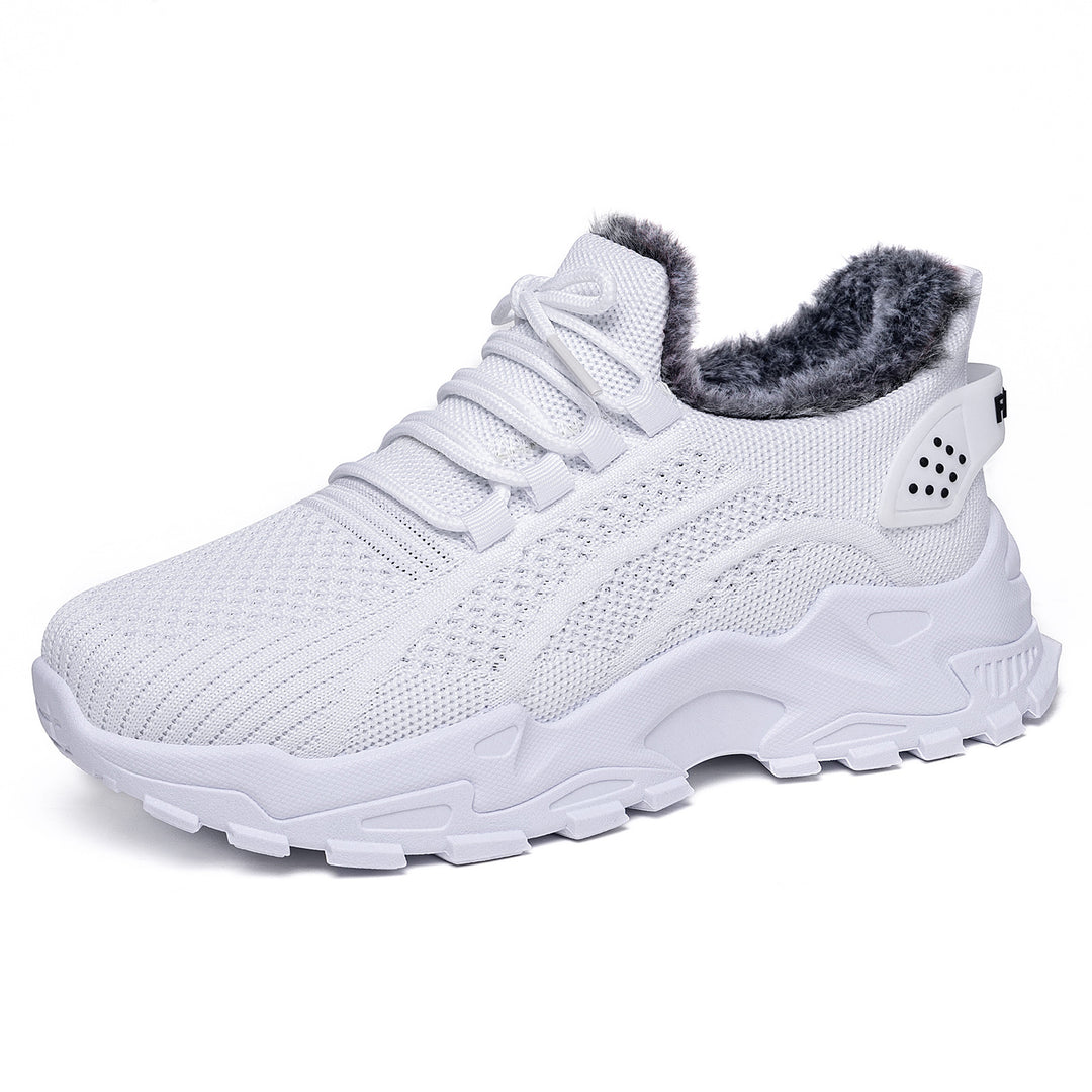 Damen Fleecegefütterte Sport-Sneaker mit rutschfester Sohle R&B