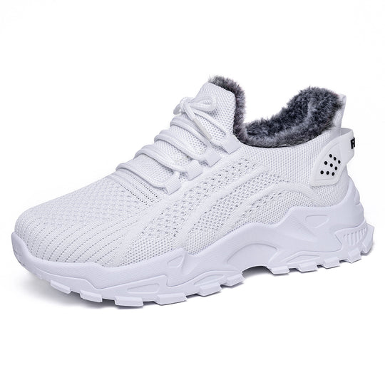 Damen Fleecegefütterte Sport-Sneaker mit rutschfester Sohle R&B