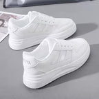 Damen Plattform Sneakers mit atmungsaktivem Obermaterial und rutschfester Sohle R&B