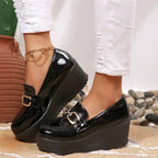 Damen Mokassins mit modischem Ketten-Detail R&B