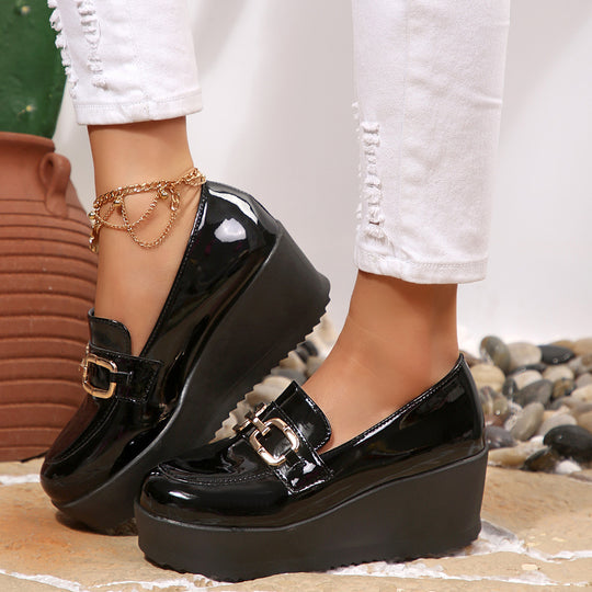 Damen Mokassins mit modischem Ketten-Detail R&B