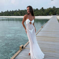 Damen Maxikleid mit verführerischen Cut-Outs von R&B