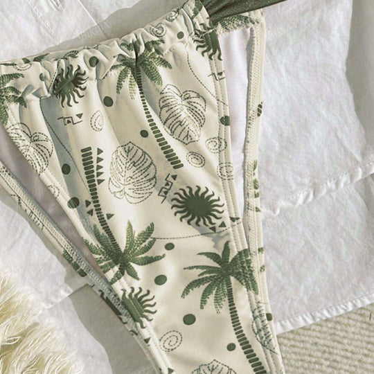 Damen Bikini-Set mit tiefem V-Ausschnitt und komfortablen Trägern R&B