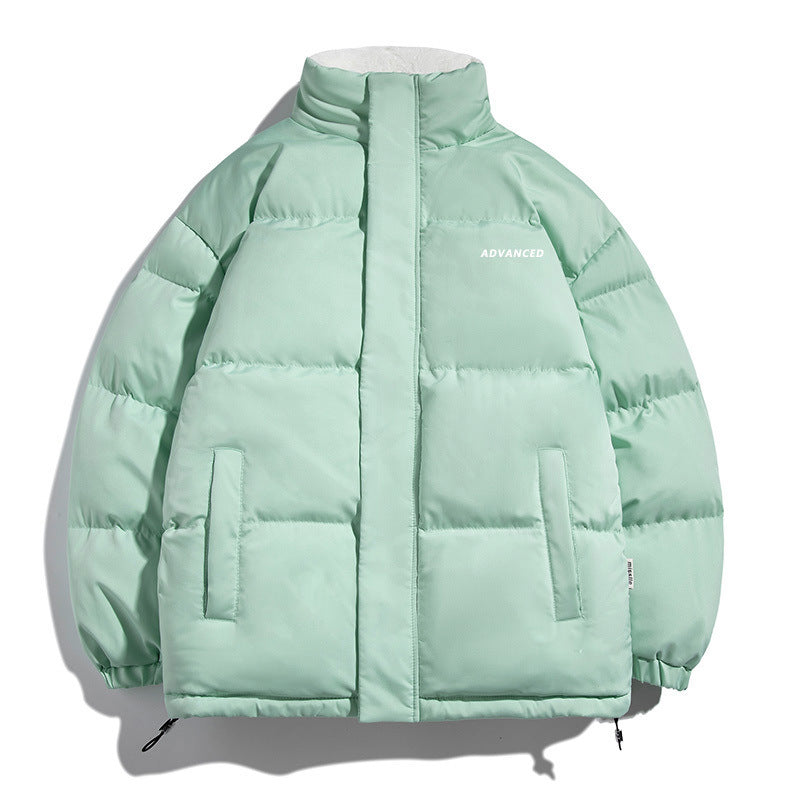 Damen vielseitige Pufferjacke mit hohem Kragen und weichem Fleecefutter