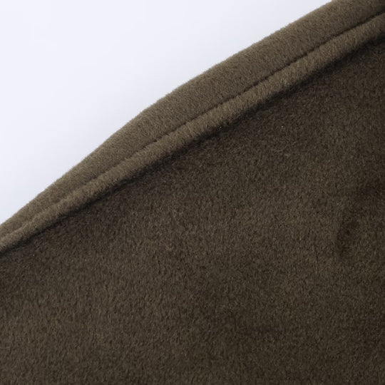 Damen eleganter Oversized-Mantel mit abnehmbarem Kunstfellkragen R&B
