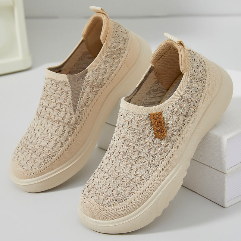 Damen Bequeme Slip-On Freizeitschuhe R&B