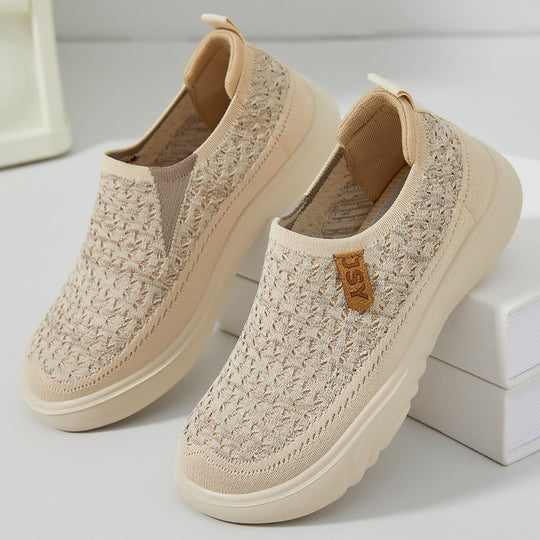 Damen Bequeme Slip-On Freizeitschuhe R&B