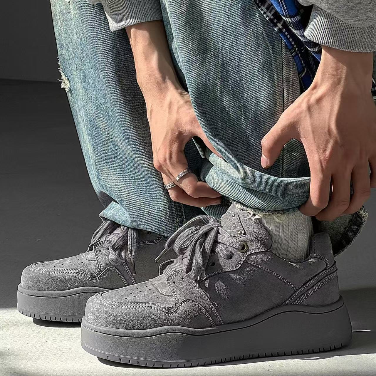 Damen Sportliche Sneaker mit rutschfester Sohle und atmungsaktivem Obermaterial R&B