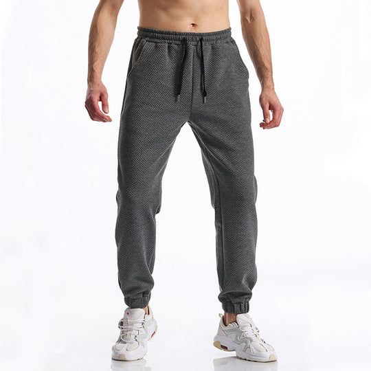 Herren bequeme Sporthose mit elastischem Bund und modernen Seitentaschen R&B