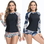 Damen modischer Rashguard-Bikini-Set R&B