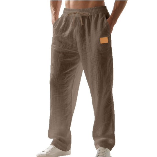 Herren Bequeme und luftige Sommerhose aus leichtem Leinenmaterial R&B
