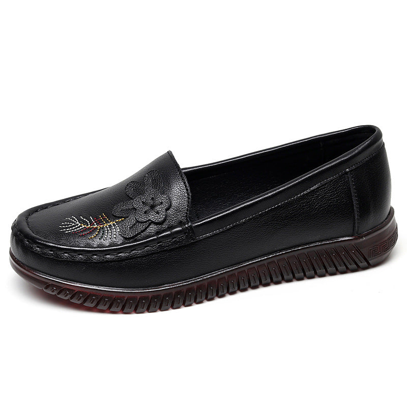 Damen Mokassins mit floralem Design und komfortabler Sohle R&B